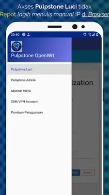 Pulpstone OpenWrt android App screenshot 1