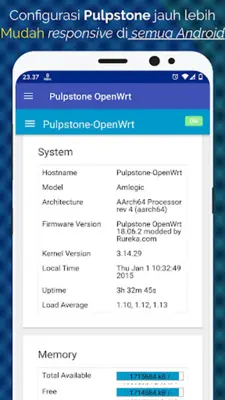 Pulpstone OpenWrt android App screenshot 3